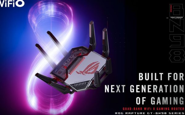 ASUS ROG Rapture GT-BN98: bemutatkozott a világ első WiFi 8 gamer routere