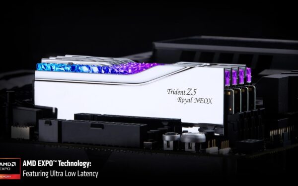 G.Skill Trident Z5 Royal NeoX: DDR5-6000 CL26 memóriakészlet érkezik AMD EXPO ULL támogatással