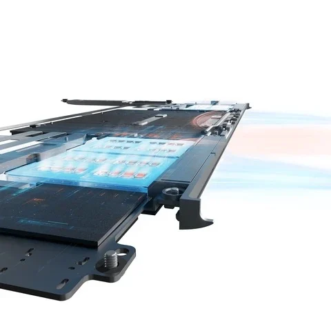 A Frore Systems és Lenovo által fejlesztett AirJet szilárdtest-hűtési modul felépítése