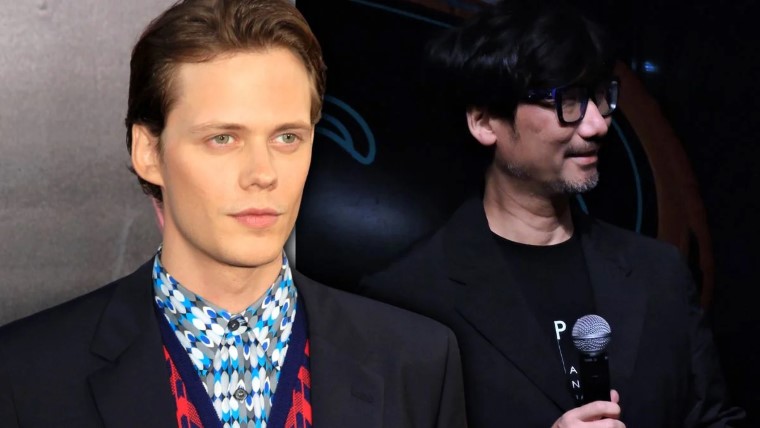 Bill Skarsgård és Hideo Kojima a PHYSINT előkészületi munkálatai során