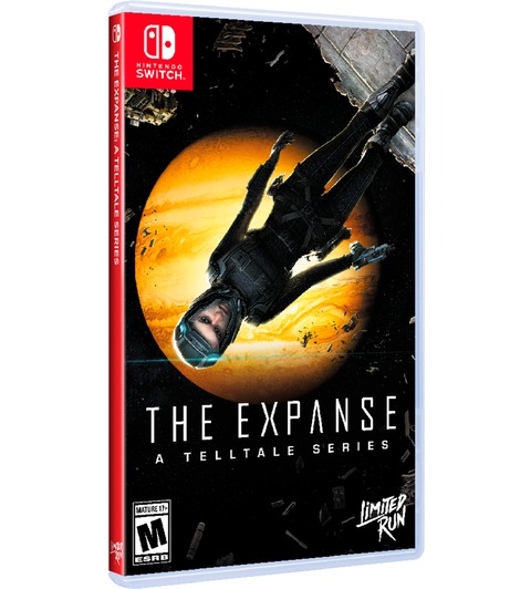 A The Expanse: A Telltale Series hivatalos Nintendo Switch fizikai dobozos kiadásának látványterve