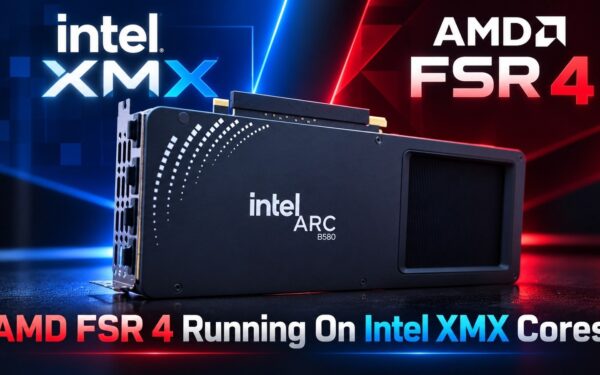 Az AMD FSR 4.1.2 már Intel Arc XMX-magokon is fut, a tesztelők szerint a XeSS-nél jobb képpel