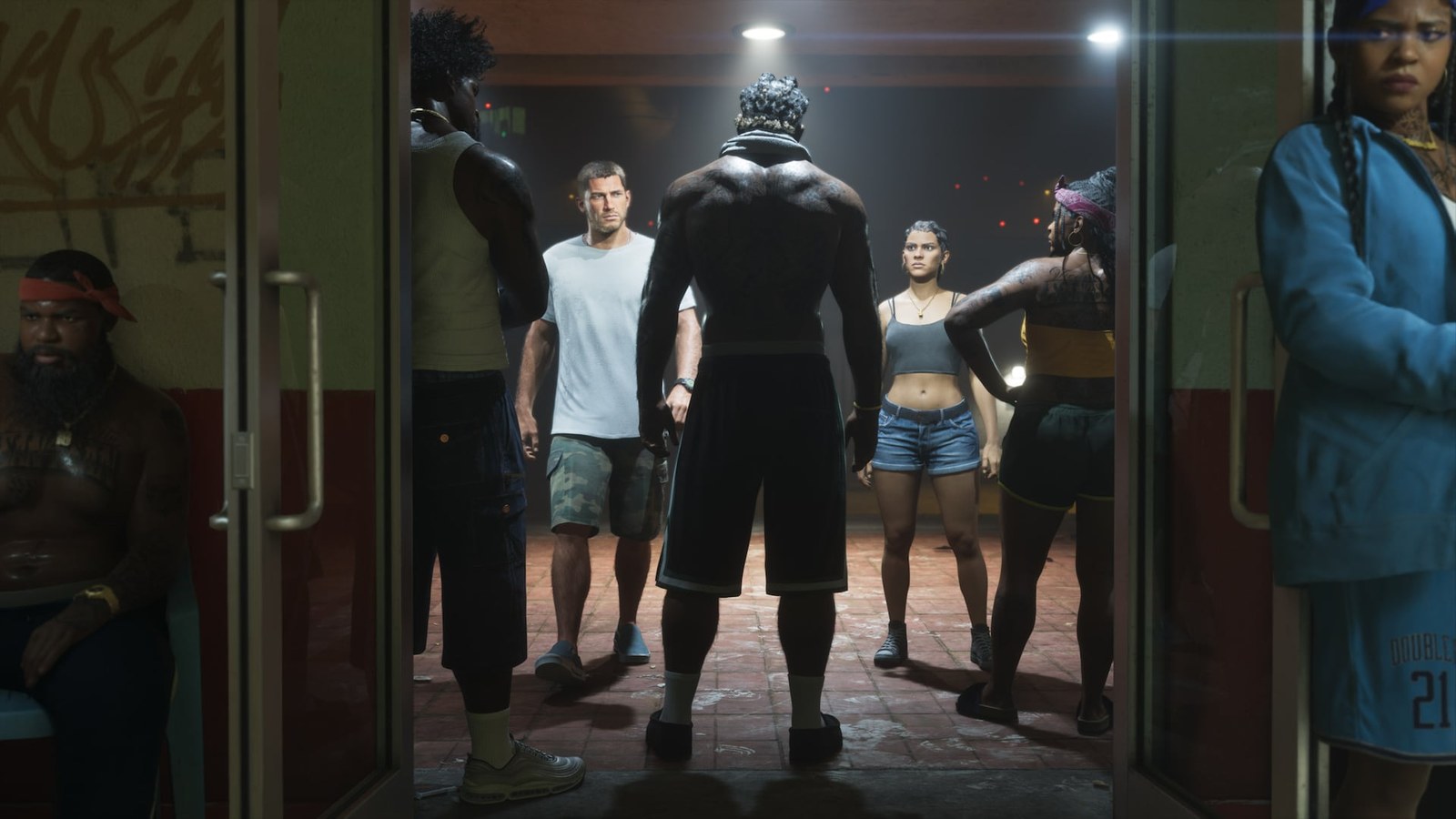 Jason és Lucia a Grand Theft Auto VI egyik hivatalos képén